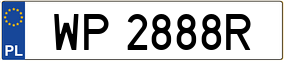 Truck License Plate